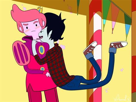 They are the canonical gender-swapped counterparts to Princess Bubblegum and Marceline. . Marshall x gumball